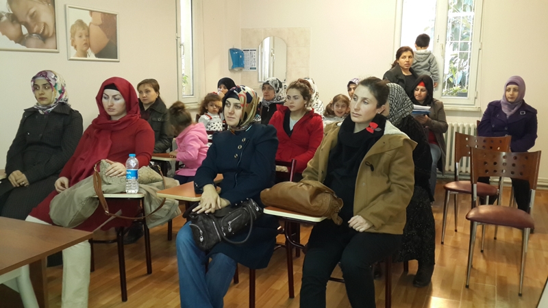 Gebe Bilgilendirme Sınıfında doğum sonrası dönem (Lohusalık) eğitimi verildi